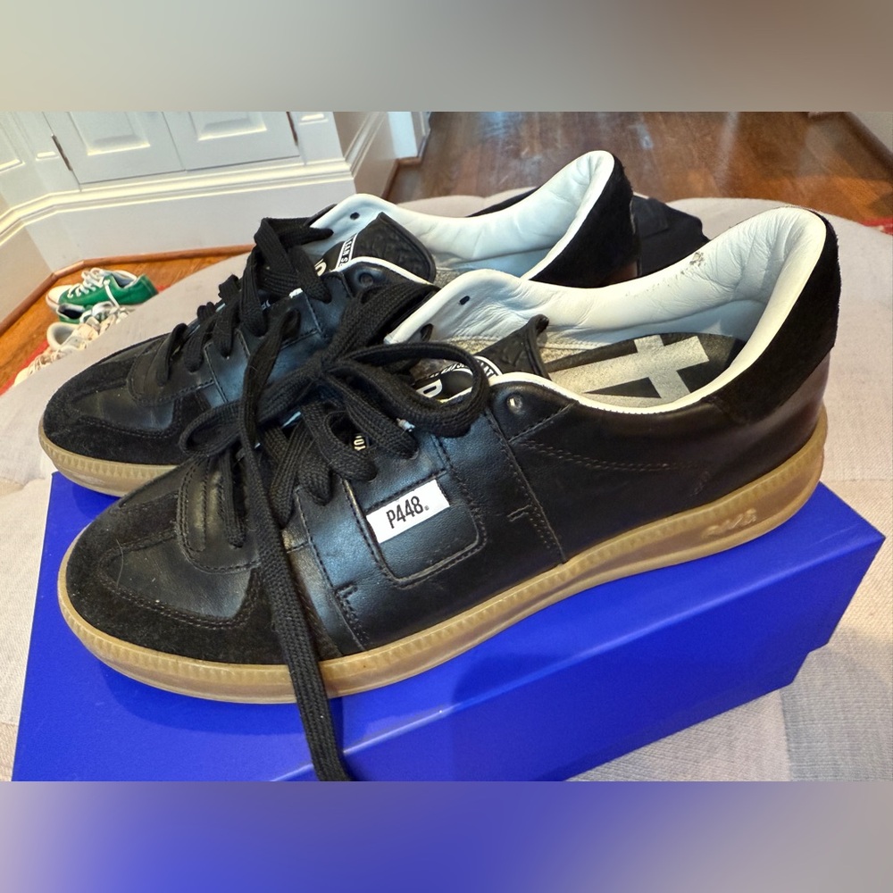 P448 Monza Sneaker Glitter Black Women’s Size US 10 EU 41